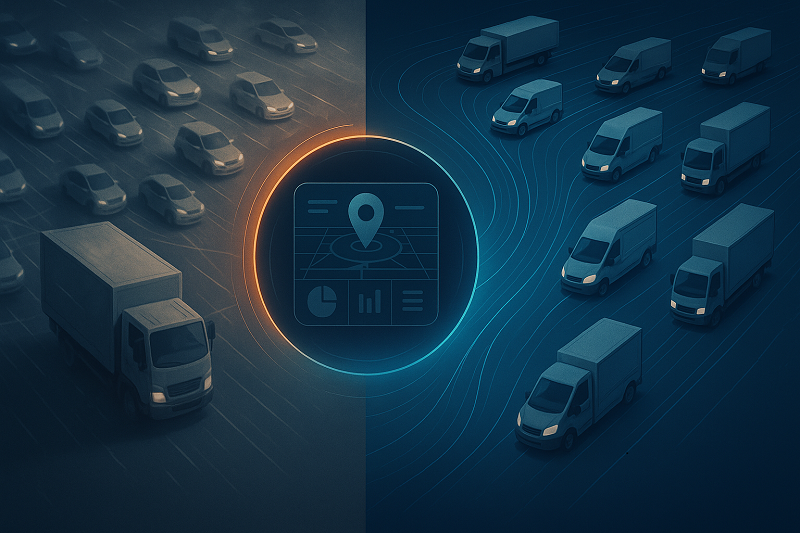 Revoluționarea gestionării flotei cu platforma de urmărire GPS Protrack